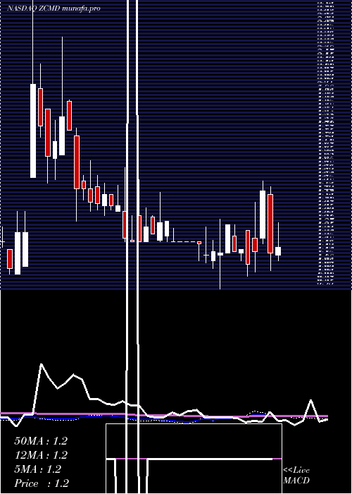 weekly chart ZhongchaoInc