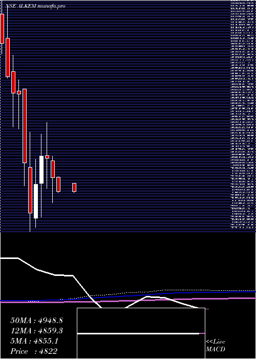  monthly chart AlkemLaboratories