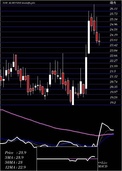 Daily chart AlmondzGlobal