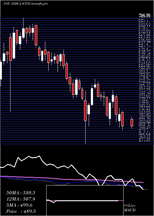  weekly chart AmbujaCements