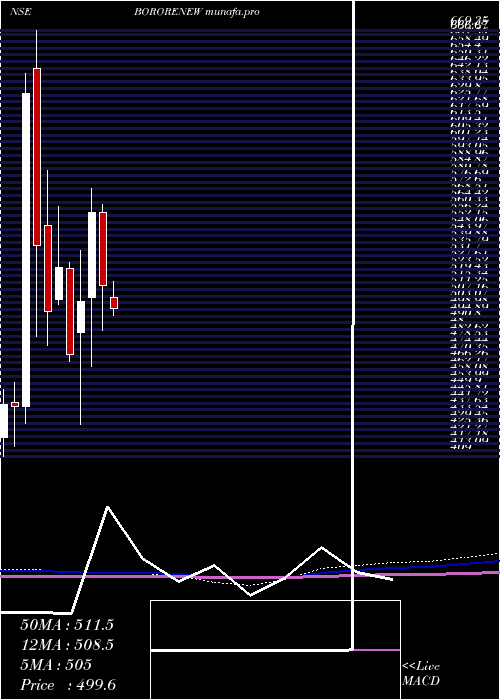  monthly chart BorosilRenewables