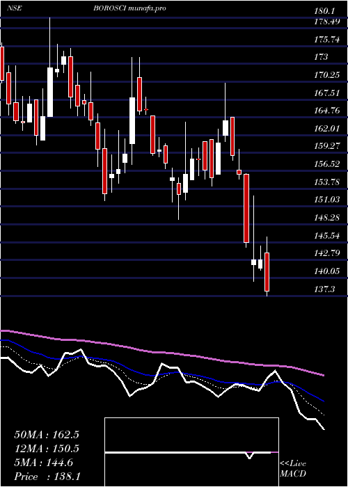  Daily chart BorosilScientific