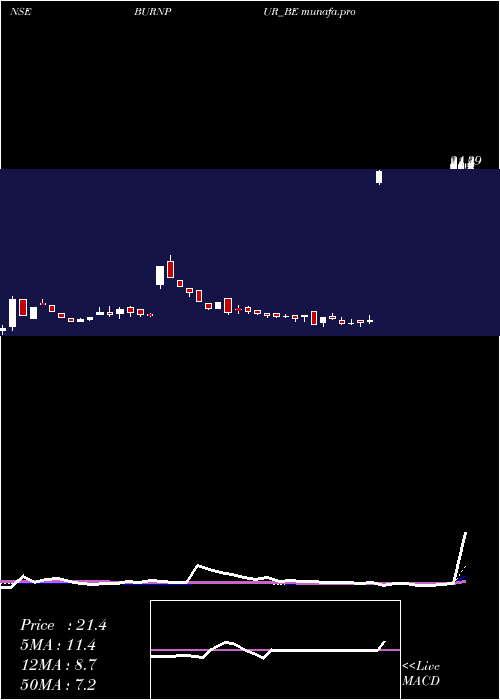  weekly chart BurnpurCement