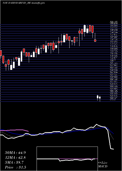  Daily chart DamodarIndustries