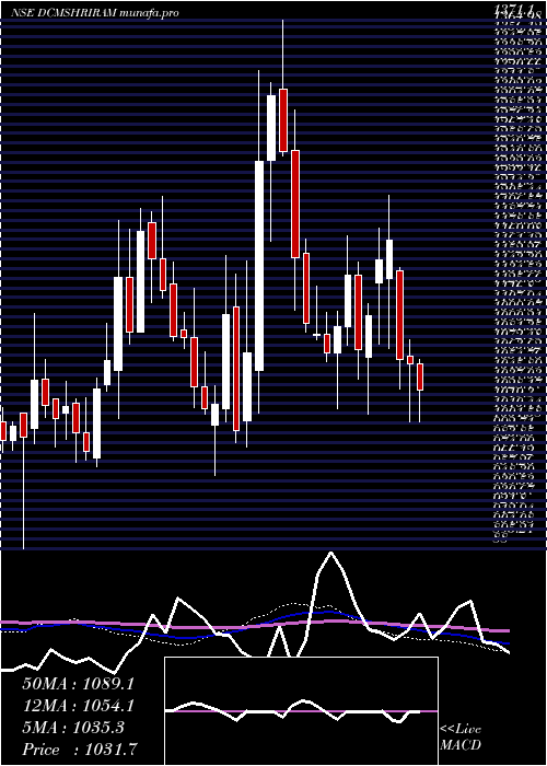  weekly chart DcmShriram