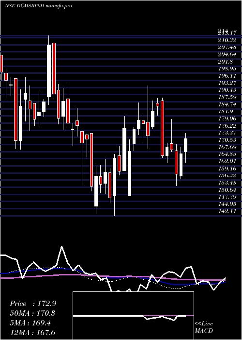 weekly chart DcmShriram