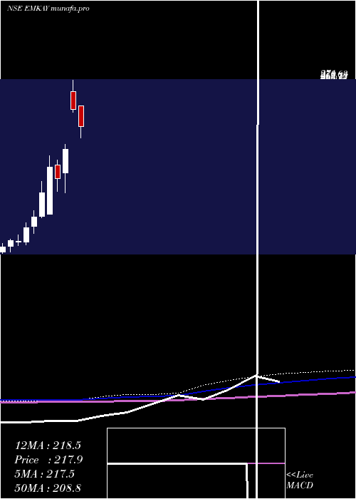 monthly chart EmkayGlobal