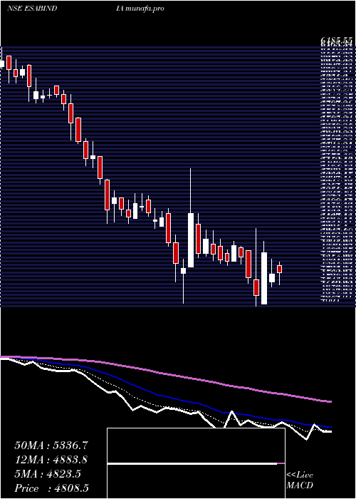  Daily chart EsabIndia