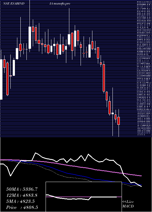  weekly chart EsabIndia