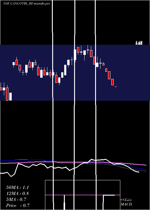 monthly chart GangotriTextiles