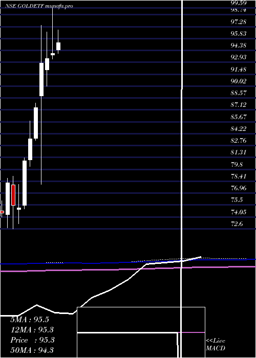 monthly chart MiraeamcMagoldetf