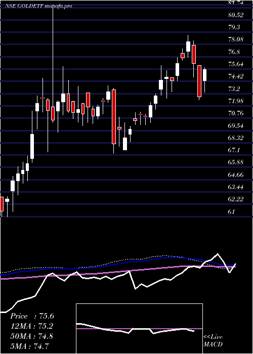  weekly chart MiraeamcMagoldetf