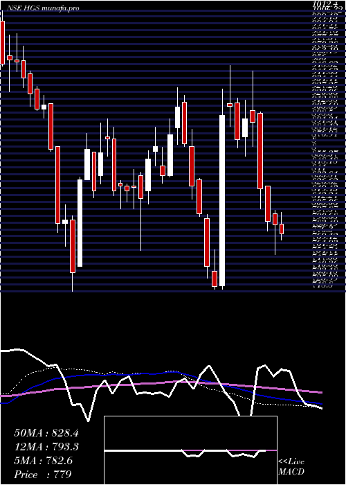  weekly chart HindujaGlobal