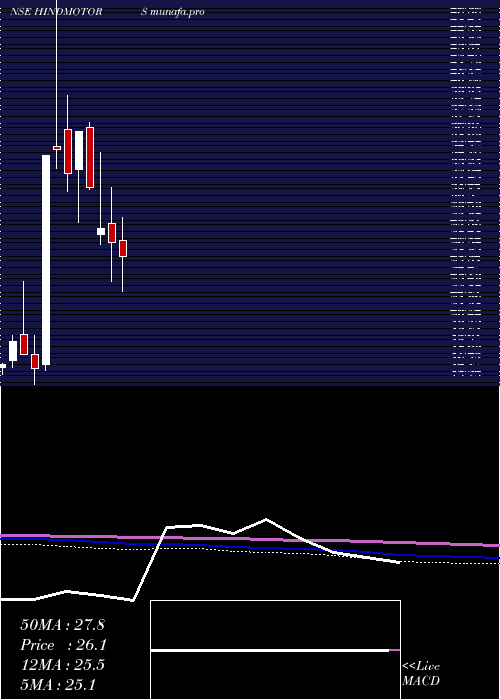  monthly chart HindustanMotors