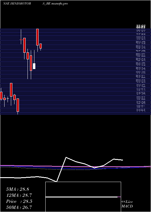  monthly chart HindustanMotors