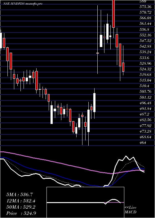  Daily chart HindustanFoods