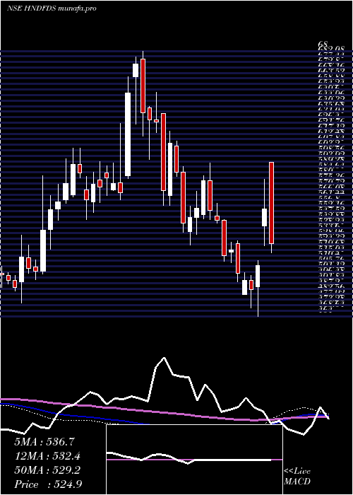  weekly chart HindustanFoods