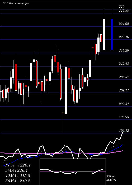  Daily chart IndraprasthaGas