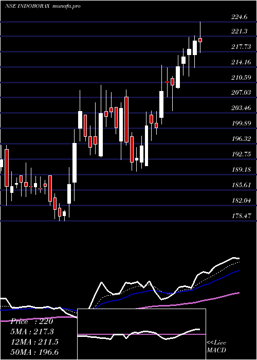  Daily chart IndoBorax