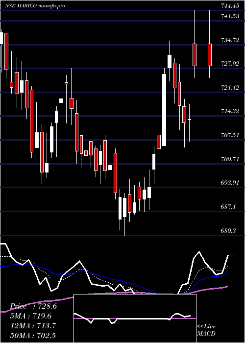  Daily chart Marico