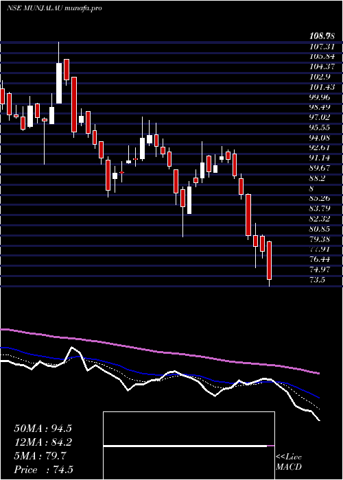  Daily chart MunjalAuto