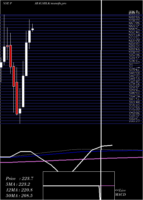  monthly chart ParagMilk