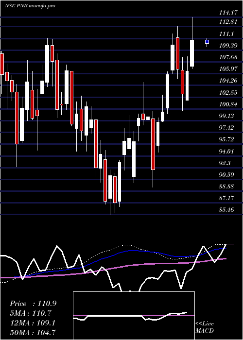  weekly chart PunjabNational