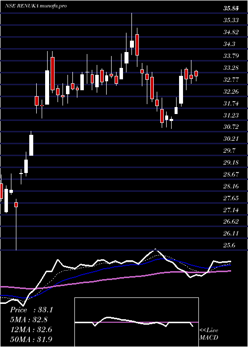Daily chart ShreeRenuka