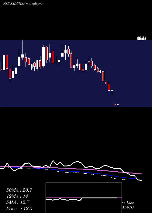 weekly chart SadbhavEngineering