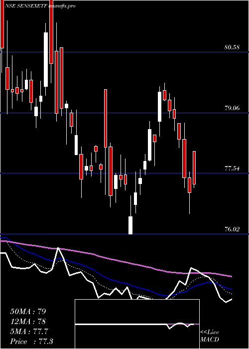  Daily chart MiraeamcSensexetf