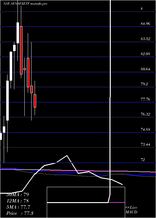  monthly chart MiraeamcSensexetf