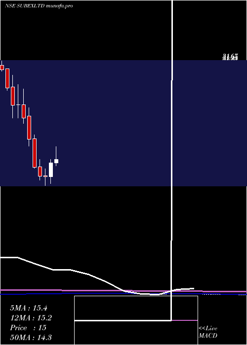 monthly chart Subex
