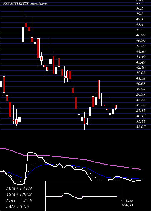 Daily chart SutlejTextiles