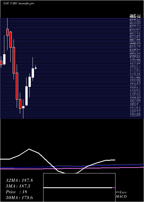 monthly chart AnantRaj