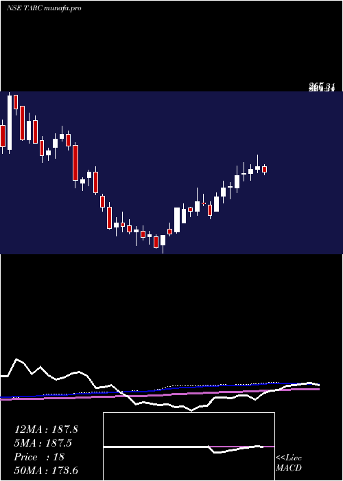 weekly chart AnantRaj