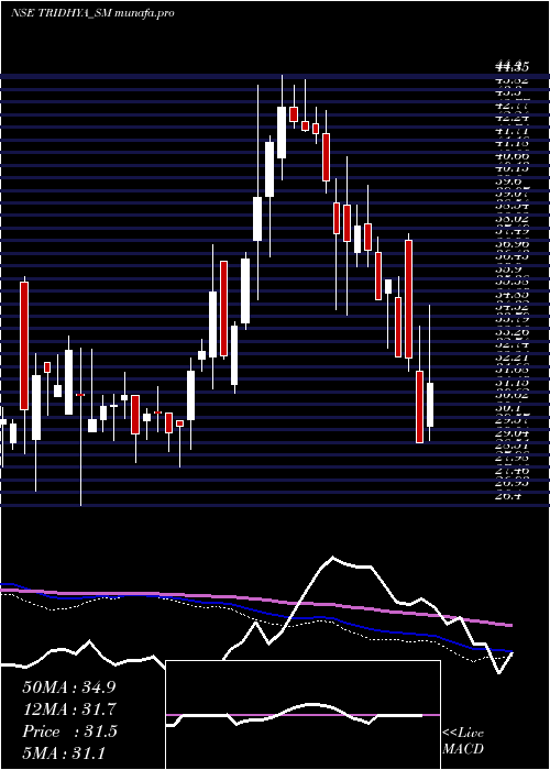  weekly chart TridhyaTech