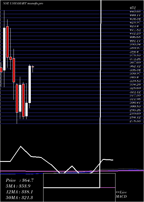 monthly chart UshaMartin