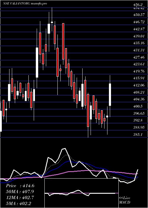  Daily chart ValiantOrganics