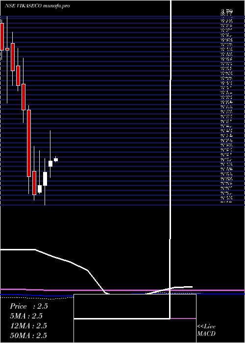 monthly chart VikasEcotech