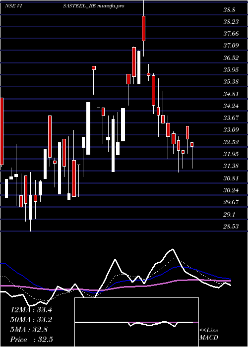 Daily chart VisaSteel