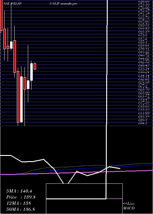 monthly chart WelspunLiving