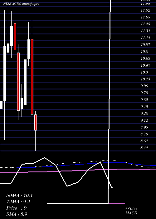 monthly chart AdecoagroS