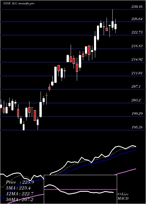 Daily chart AlamoGroup