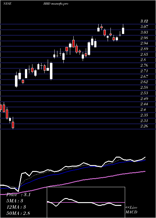  Daily chart BancoBradesco