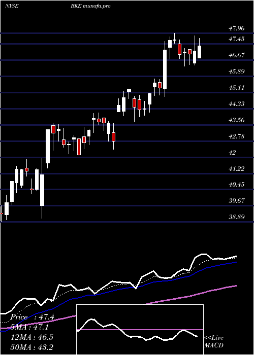 Daily chart BuckleInc