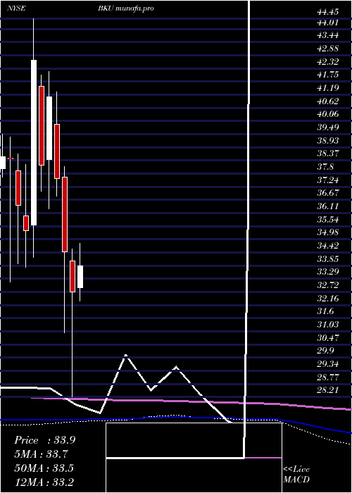 monthly chart BankunitedInc