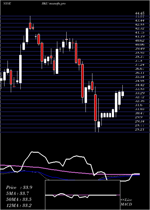 weekly chart BankunitedInc