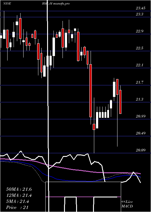 weekly chart BankAmerica