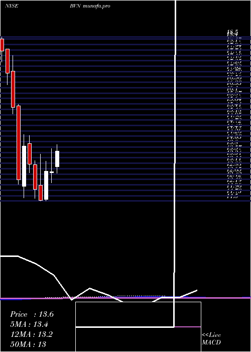  monthly chart BuenaventuraMining