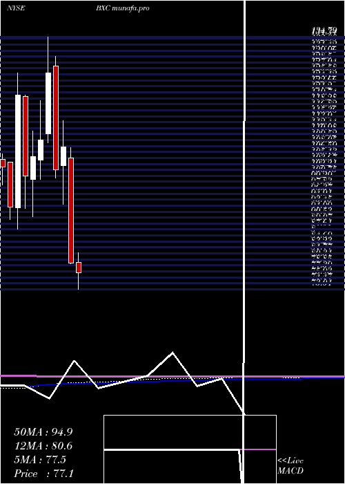  monthly chart BluelinxHoldings